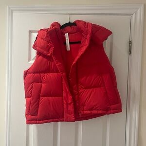 lululemon athletica Red Wunder Puff Vest